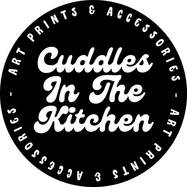 Shop quirky and unique art prints at cuddlesinthekitchen.com . Colourful and unique home decor designed and made to order in the UK. Whether its a treat for yourself or a gift for someone special, you'll find something perfect here.