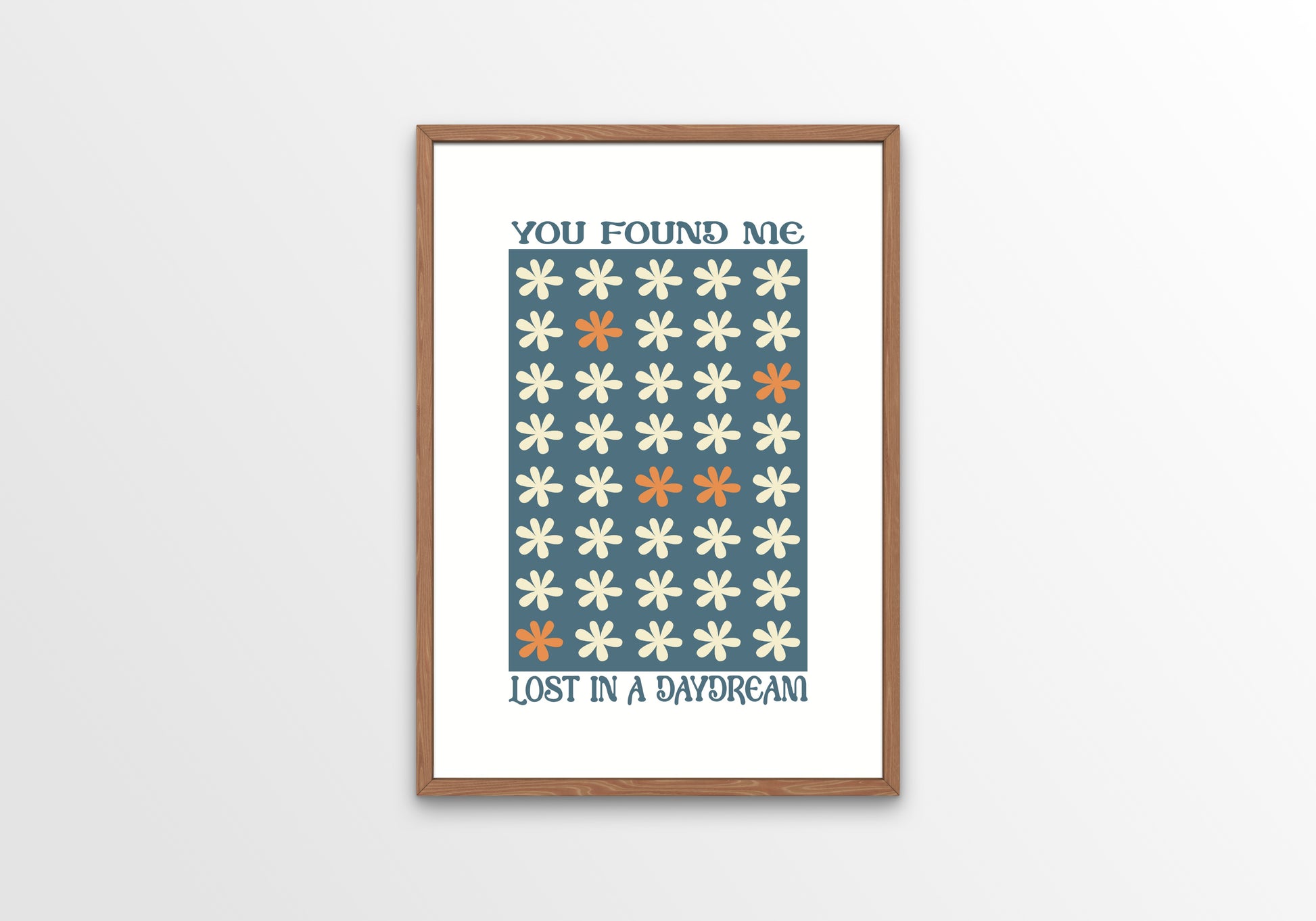 You found me lost in a day dream - art print poster - daisy jones and the six - cuddles in the kitchen