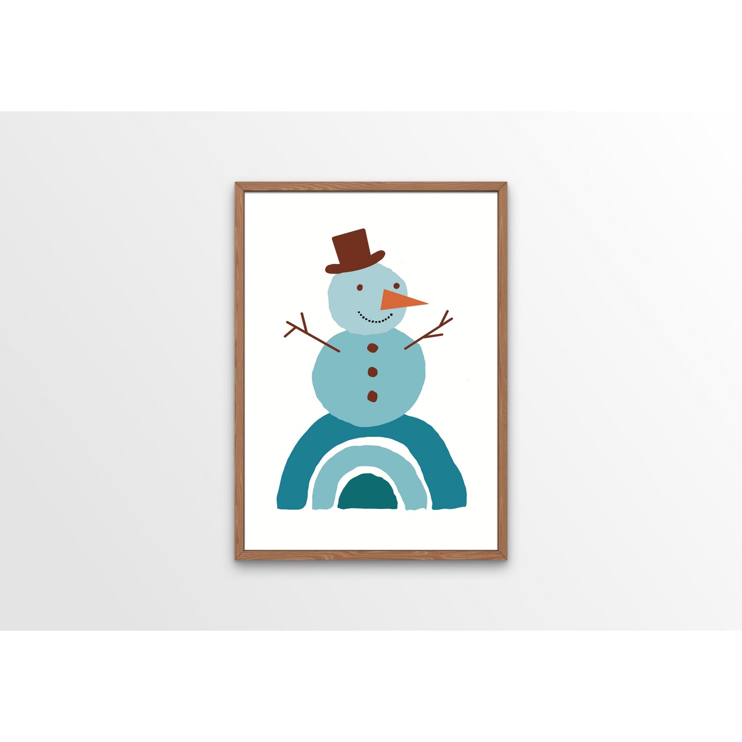 This blue Boho Snowman is so cool and festive! He's perfect for livening up your Christmas decor, and he's also great for adding a bit of fun and quirkiness to your holiday season. He makes a great gift, too!