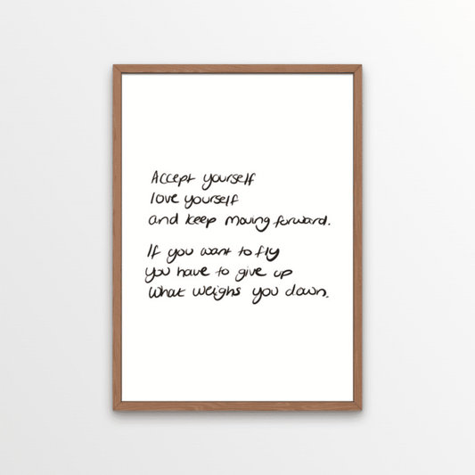 A simple and soothing typography print.  An affirmation to remind yourself just how wonderful you are. A handwritten typography print, in black and white, to keep the emphasis on the meaning of the words.